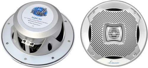 Lanzar Altavoces marinos duales impermeables de 6.5 pulgadas, 400 W, 4 ohmios, radio estéreo para coche/barco, altavoces estéreo marinos, a prueba