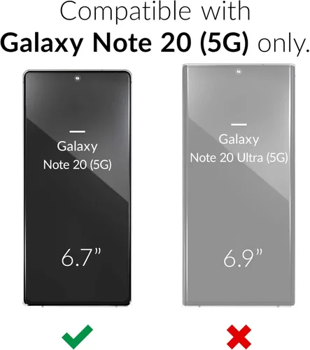 Miniatura 2 de Crave Galaxy Note 20 Caso, Funda De Doble Capa De Protección A Prueba De Golpes Para Samsung Galaxy Note 20 (6.7 Pulgadas) - Berry