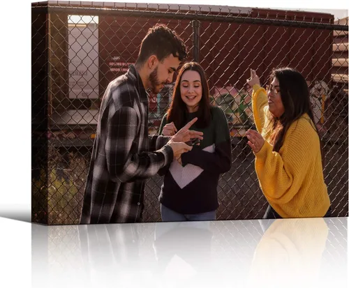 Miniatura 15 de SIGNWIN Impresiones en lienzo personalizadas con tus fotos, fotos personalizadas a lienzo enmarcado, 8 x 10 pulgadas