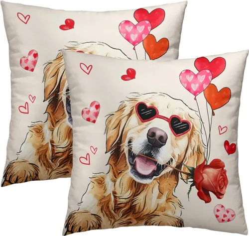 Miniatura 27 de Giwawa Juego de 2 fundas de almohada de calabaza otoñal de 16 x 16 pulgadas, fundas de cojín de algodón de madera de girasol para sofá, patio