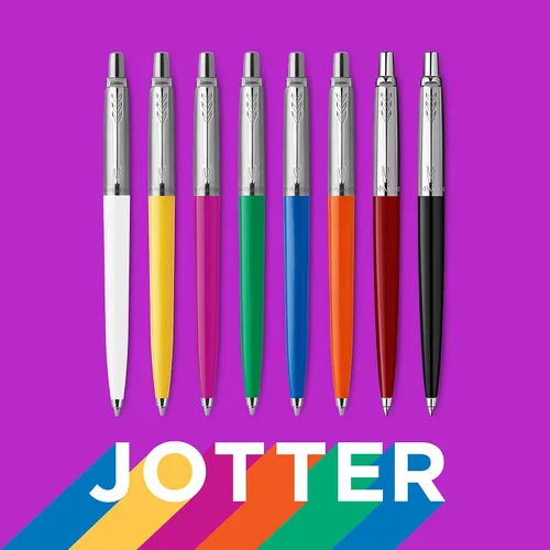 Miniatura 5 de Parker Jotter Originals - Bolígrafo clásico con acabado negro, punta media, tinta azul, 1 unidad