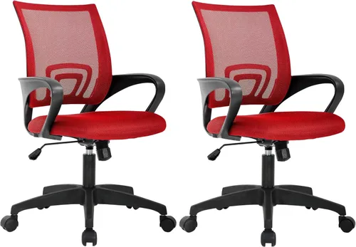 Miniatura 11 de PayLessHere Silla de oficina en casa, silla de escritorio para computadora, silla ergonómica ajustable, soporte lumbar, reposabrazos ejecutiva