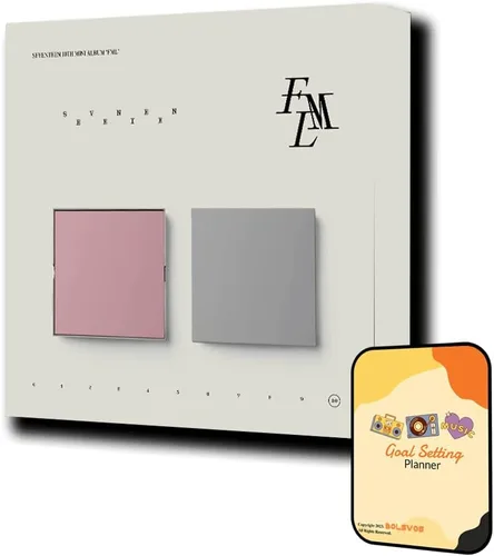 Miniatura 6 de FML Seventeen Album [A+B+C ver. Juego completo]+Beneficios de pre-pedido+planificador digital inspirado en BolsVos K-POP, paquete de calcomanías