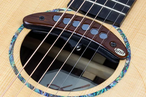 Miniatura 2 de KNA SP-1 Pastilla pasiva de sonda de bobina única para guitarra acústica de cuerda de acero, tono natural claro, ligero, perfil bajo, fácil