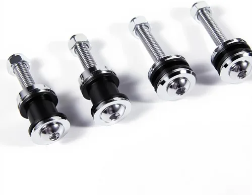 Miniatura 6 de Kit de acoplamiento desmontable de liberación rápida para barra Sissy para Harley Sportster XL883 XL1200 2004+ con tornillo de montaje