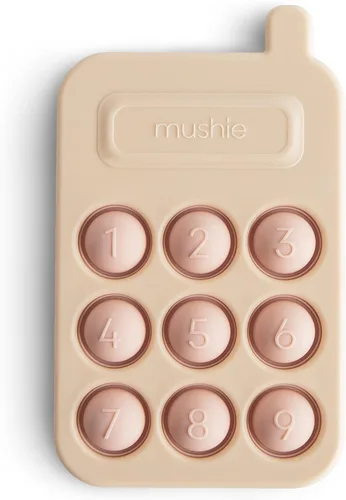 mushie - Juguete para presionar con diseño de teléfono (rubor)