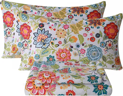 Miniatura 43 de Bedlifes Galaxy Outer Space Juego de Sábanas, con temática de galaxia, 3 piezas, incluye sábana encimera, sábana bajera y 1 funda de almohada