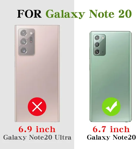 Miniatura 2 de Funda protectora transparente con función atril y correa para Samsung Galaxy Note 20 para Note 20, para Samsung Galaxy Note 20 (oro rosa)
