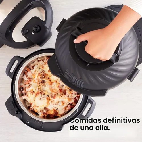 Miniatura 8 de Instant Pot Duo Crisp - Freidora de aire y olla a presión eléctrica combo 11 en 1 con tapas multicocina que fríe al aire, vaporiza, cocina lenta