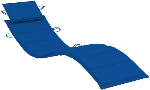 Miniatura 38 de Cojín para tumbona con almohada para la cabeza, cojines de asiento para exteriores para muebles de patio, sillas de descanso, tela (100% poliéster)