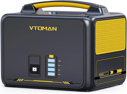 VTOMAN Jump 600X Batería extra 640Wh para Jump 600X Estación de energía portátil, LiFePO4 (LFP) Batería de expansión de reserva con protección BMS