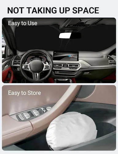 Miniatura 47 de Proadsy Parasol plegable para parabrisas delantero 2026, ajuste personalizado, accesorios para CRV SUV LX EX EX-L EX-L Navi Touring 2017-2022
