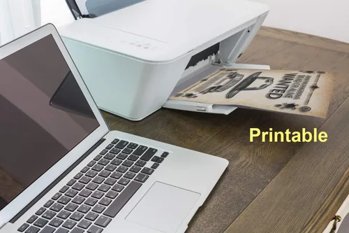 Miniatura 2 de Paquete de 60 papeles de papelería antiguos – Diseño clásico clásico vintage variado – Papel pergamino de doble cara – Perfecto para certificados
