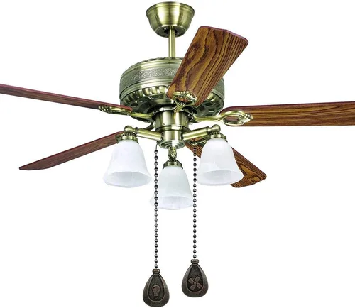 Miniatura 3 de Juego de cadena de bronce para ventilador de techo, extensión decorativa de cadena colgante, iluminación de 12 pulgadas y extensor de cadena