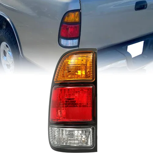 ECOTRIC Luz trasera compatible con Toyota Tundra 2000-2006 Regular/Access Cab Lámpara de freno de señal Luz trasera lado del conductor izquierdo con