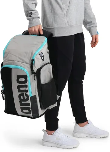 Miniatura 14 de Arena Spiky III - Mochila deportiva para natación de 45 l, mochila grande para equipo de entrenamiento, para hombres y mujeres, 45 litros, humo Humo