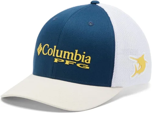 Miniatura 103 de Columbia - Gorra de malla con bandera con árboles unisex para adultos, corona alta