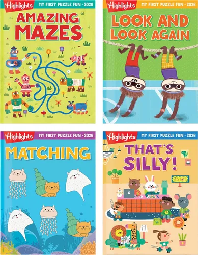 Miniatura 8 de Highlights for Children Mi Primer Puzzle Divertido 2024 - Libros de rompecabezas para niños de 3 a 6 años, conjunto de 4 libros de emparejamiento