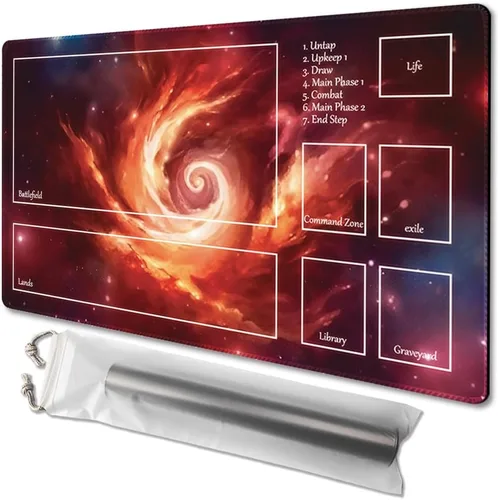 Miniatura 16 de MTG - Tapete de juego de tamaño 24 x 14 pulgadas, impresión antideslizante, ideal para entusiastas de los juegos de cartas, tapete de juego TCG