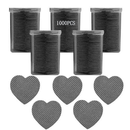 1000 toallitas de uñas sin pelusas, toallitas quitaesmalte de uñas, removedor de esmalte de uñas de gel, almohadillas de limpieza de pegamento para
