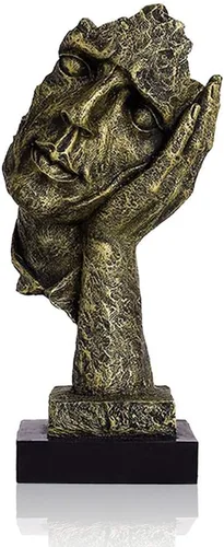 Lependor Decoraciones de escritorio abstractas y creativas, estatuas de pensador, estatuas y esculturas para la decoración del hogar y la sala de
