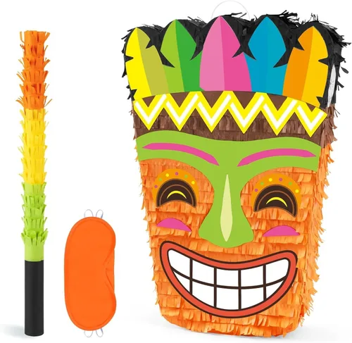 Miniatura 90 de WERNNSAI - Piñata de controlador de videojuegos, suministros para fiestas, paquete con venda y bate para niños, temática de juegos, fiesta