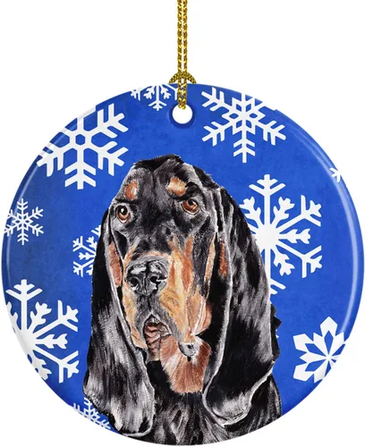 Miniatura 4 de Caroline's Treasures Cavalier Spaniel - Adorno de cerámica para colgar en el árbol de Navidad, para el hogar, Navidad, fiestas, regalo, 3 pulgadas