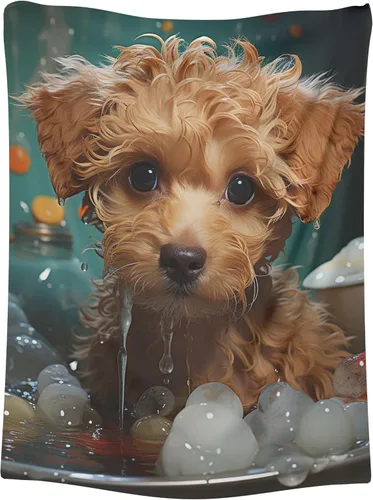 Miniatura 12 de Beaglier - Manta de poliéster de regalo para perro, manta pequeña de 30 x 40 pulgadas
