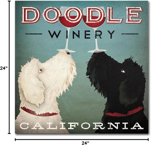 Miniatura 11 de Trademark Fine Art Obras de arte de vino Doodle de Ryan Fowler, 24 x 24 pulgadas
