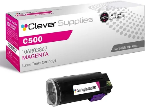 Miniatura 222 de CS compatible Xerox Phaser 6510/WorkCentre 6515 (106r03480) 2 cartuchos de tóner negro para Phaser 6510, WorkCentre 6515 2 negro