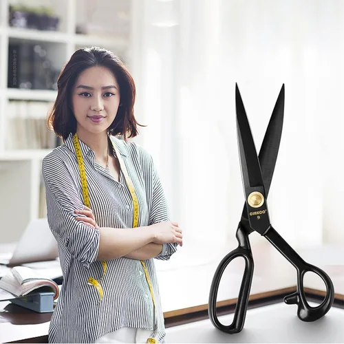 Miniatura 6 de CINKCO® Tijeras de costura profesionales de 12.0 pulgadas, resistentes de acero de aleación forjada de 65 millones, tijeras de alta calidad