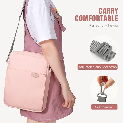 Miniatura 7 de TiMOVO - Funda para tablet de 9-11 pulgadas con correa para el hombro para iPad 11 pulgadas A16 2025, iPad 10.ª generación 10.9"/10.2", Galaxy Tab
