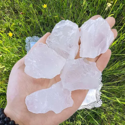 Miniatura 11 de LAIDANLA 1 libra 2" Piedras en Bruto Naturales de Amazonita Cristales Grandes Crudos a Granel Piedras Preciosas Curativas para Sanación Reiki