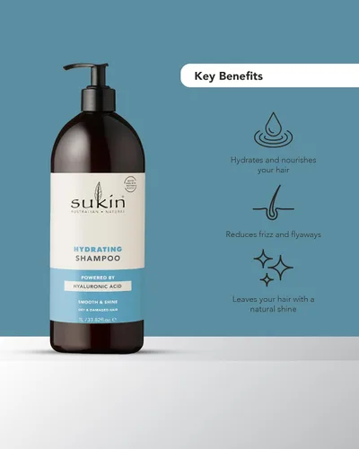 Miniatura 5 de Sukin Champú hidratante para el cuidado del cabello, 33.82 onzas