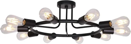 Miniatura 12 de BONLICHT - Lámpara de techo, candelabro, araña de luz, de níquel cepillado, 3020-10C-OB, 60.00watts, 120.00 volts Bronce frotado con aceite-10c