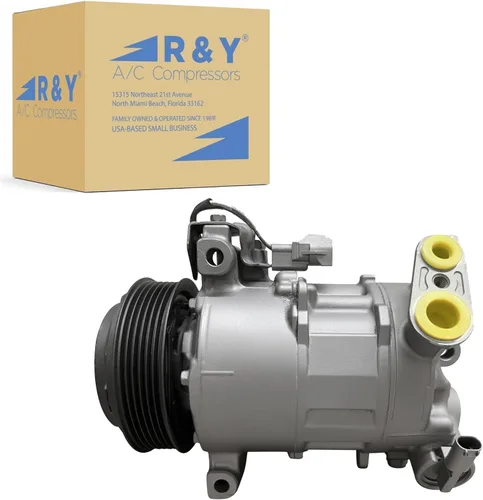 RYC Compresor de aire acondicionado automotriz y embrague de A/C AFG392 (se adapta a Jeep Compass 2.4L 2018, 2019, 2020, 2021, 2022)