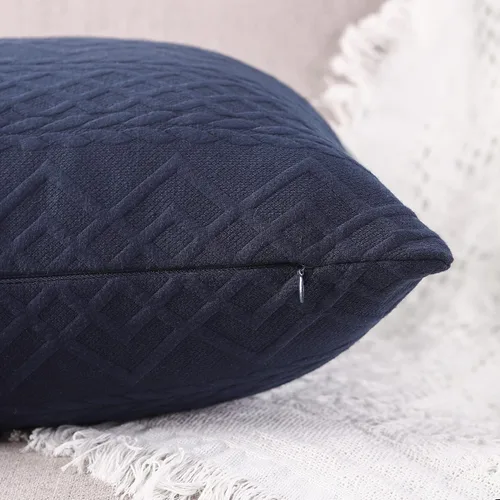 Miniatura 4 de Yaertun Paquete de 2 fundas de almohada decorativas súper suaves, fundas de almohada cuadradas para sofá, dormitorio o automóvil, diseño moderno