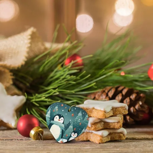Miniatura 3 de Adorno de Navidad de pingüino, adorno de Navidad 2023, lindo pingüino para bebé, primera Navidad, Navidad, recuerdo, decoración de árbol de Navidad