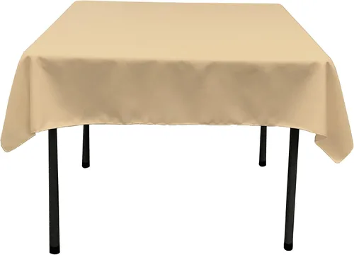 Miniatura 133 de LA Linen. Mantel cuadrado de popelina de poliéster