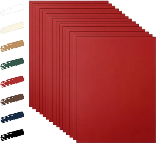 Miniatura 9 de Guakicae 28 hojas de cartulina negra de 8.5 x 11 pulgadas para Halloween, papel pesado de 92 libras para invitaciones de boda, manualidades, memus