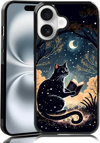Miniatura 63 de Elegante funda de teléfono con diseño de gato Marie compatible con iPhone 11, funda de encaje dorado para iPhone, a prueba de golpes, rosa fucsia