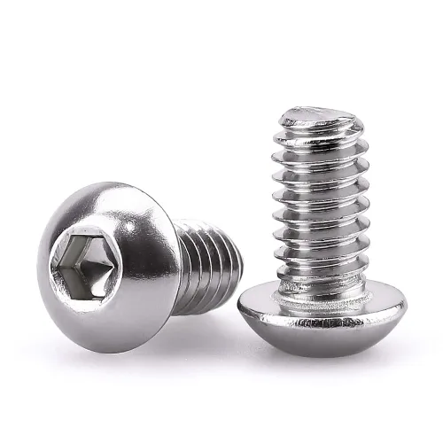 Miniatura 9 de Tornillos de cabeza de enchufe de 3/8-16 x 1 botón, acero inoxidable 304 18-8, rosca completa, rosca gruesa UNC, accionamiento hexagonal Allen, 5