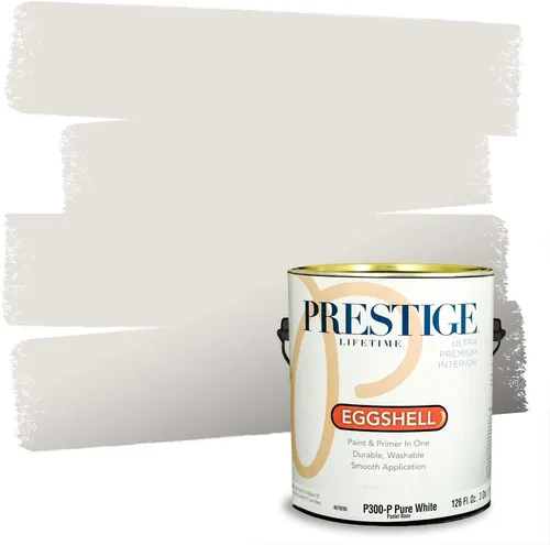Miniatura 36 de PRESTIGE Paints - Pintura interior e imprimación en uno, 1 galón, cáscara de huevo, pimienta envejecida