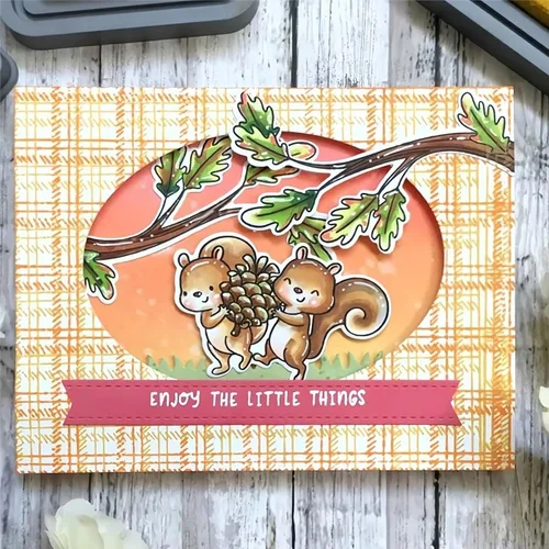 Miniatura 6 de Juego de sellos y troqueles de Acción de Gracias para hacer tarjetas, sellos transparentes y troqueles de corte de metal para álbumes de recortes
