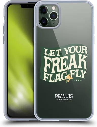 Miniatura 38 de Head Case Designs Funda de gel Woodstock 50th con licencia oficial de Peanuts Snoopy Guitar 1969 [protección de grado militar] compatible con Apple