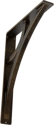 Miniatura 20 de Ekena Millwork BKTM02X10X12TGLABS Soporte de metal, 2 pulgadas de ancho x 10 pulgadas de profundidad x 12 pulgadas de alto, latón envejecido