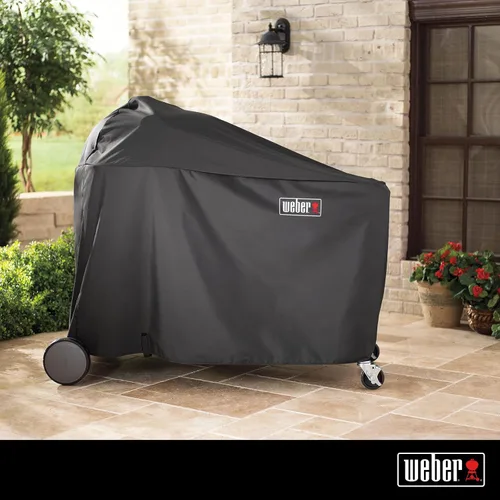 Miniatura 2 de Weber Summit - Funda para parrilla de carbón, poliéster resistente al agua y a los rayos UV, tela transpirable, se adapta al centro de parrilla