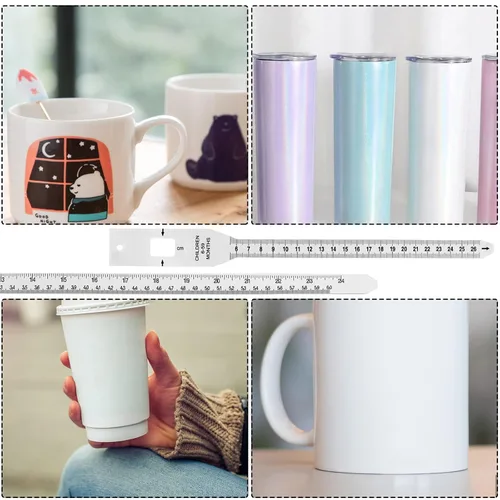 Miniatura 6 de 2 vasos de sublimación para medir el ancho, cinta métrica para medir la circunferencia