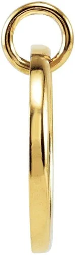 Miniatura 2 de Colgante con forma de letra D de alfabeto de diamantes de 18 quilates (0.669in x 0.669in)