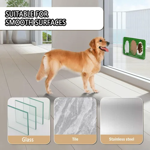 Miniatura 4 de Alfombrillas para lamer perros y gatos, alimentador lento y diseño antideslizante, tapete para lamer con ventosas para aliviar la ansiedad